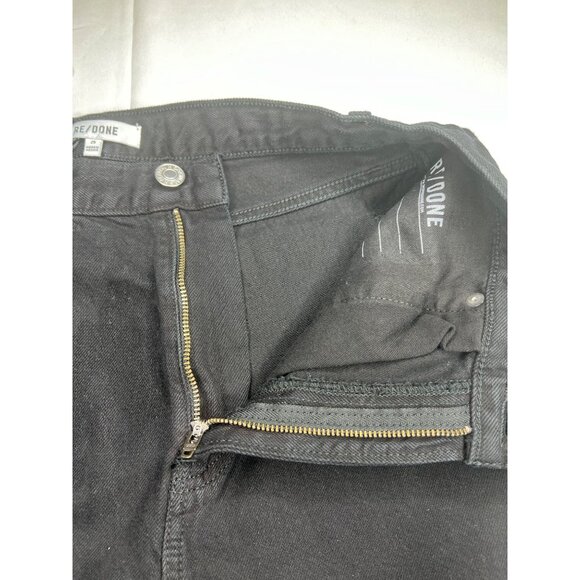 Re/Done Womens Black Flow Low Rider Loose Jeans Size 25 - Picture 6 of 16